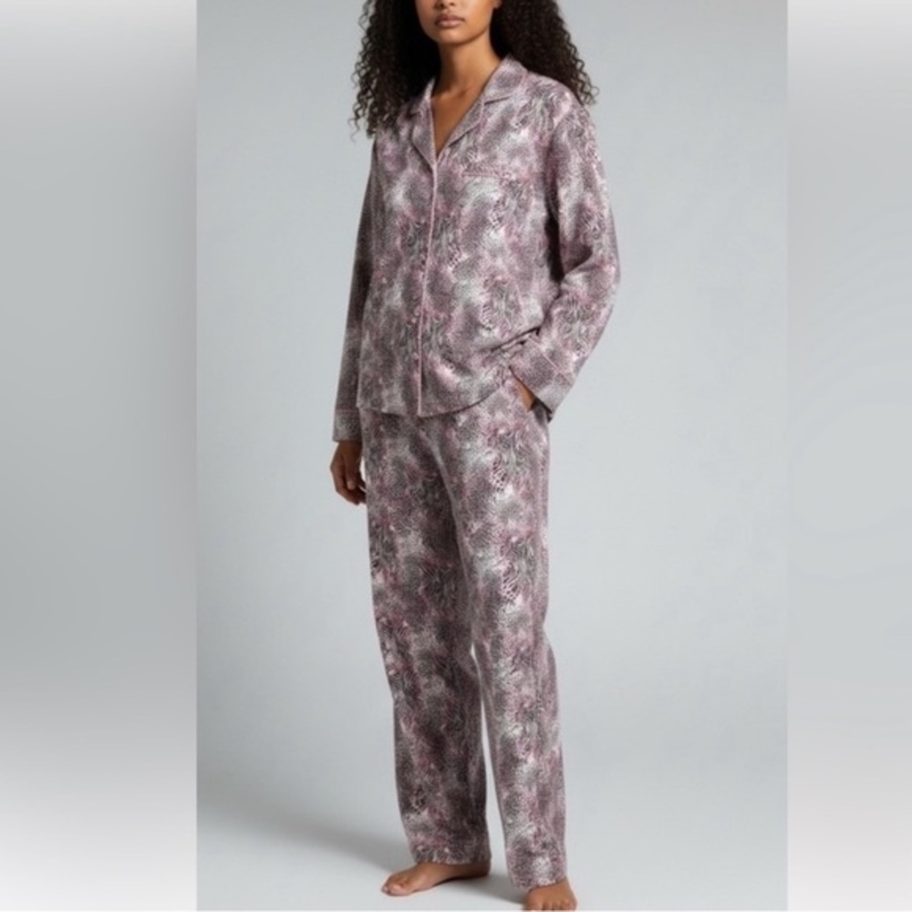 New SKIMS SLEEP SET LONG, UNRELEASED COLOR: BLOOM MINI MULTI ANIMAL Pajamas